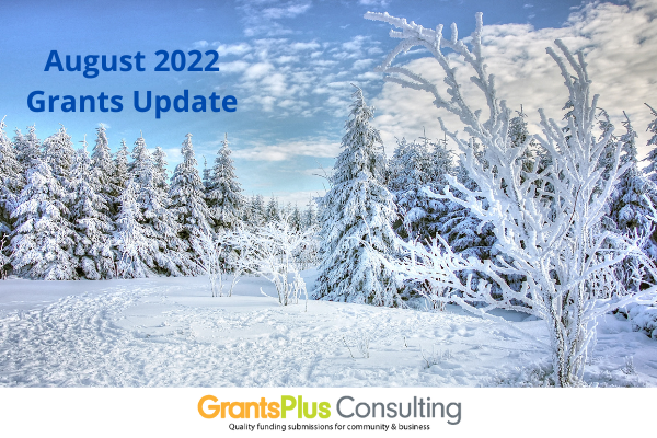 August 2022 Grants Update
